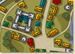 Hand-drawn Cities style