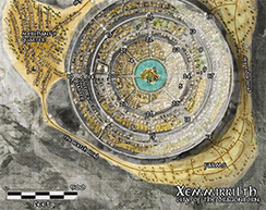 Xemmirrilth Fantasy City Map