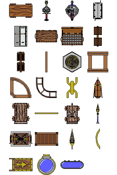 High Fantasy Ship Equipment