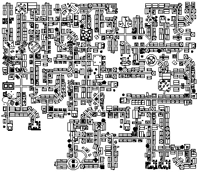 Randomly generated city maps